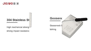 Joiwo clean room intercom system VOIP desktop phone conference VOIP intercom with microphone JWDT663