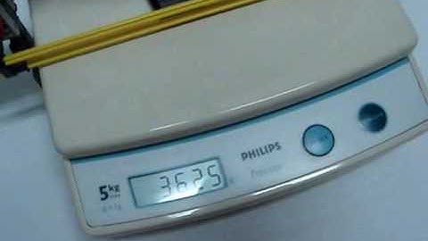 LEGO Linear Actuator, Load Test