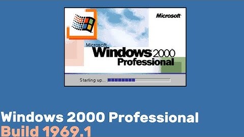 Windows 2000 beta 3 build 1969