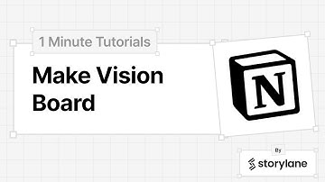 How To Make A Vision Board On Notion | 1-Minute Tutorials