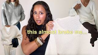 i tried knitting a sweater before it got warm (and failed)