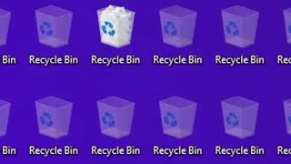 Corrupting, Deleting, Faking Recycle Bin
