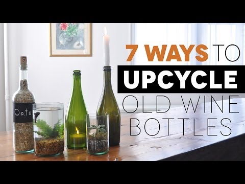7 Awesome Ways to Upcycle Old Wine Bottles