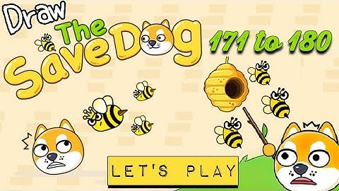 Draw The Save Dog level 171 to 180#Draw The Save Dog game