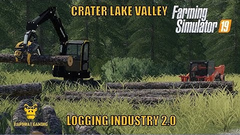 Mini Volvo Excavator Put to Work! Logging Industry 2.0! FS 19 Roleplay Ep.05