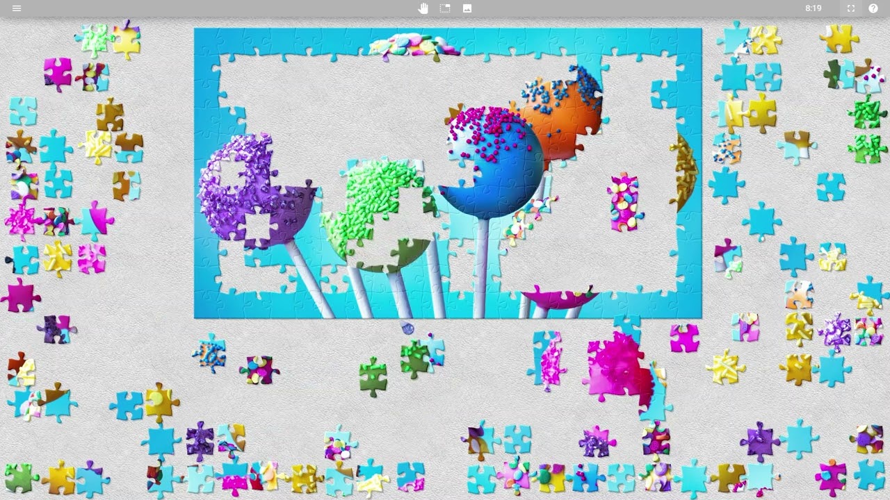Relaxing Music With Colorful Cake Pops Puzzle 