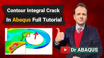 Full tutorial of Contour integral crack in Abaqus
