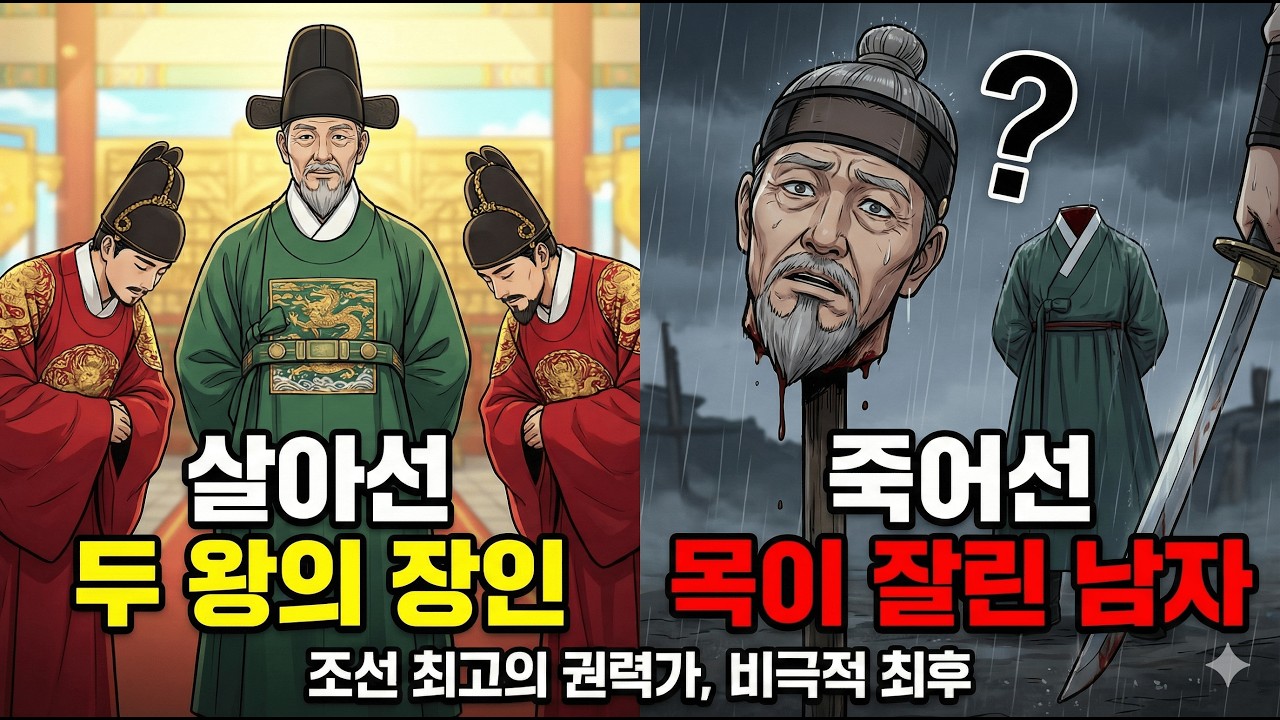두 왕의 장인이자 조선의 설계자, 권력의 정점 한명회, 죽은 지 17년 만에 왜 목이 잘렸을까?