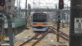 JR中央線209系　豊田駅にて！