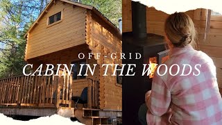 Escaping to an Off-Grid Cabin in the Woods Alone 🌲 La Belle Cabane