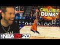Can a girl dunk in NBA 2K20?