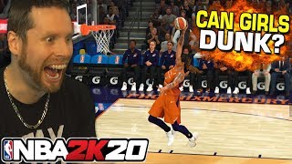 Can a girl dunk in NBA 2K20?