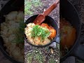 #shorts　camp food ズボラキャンプ飯[ソロキャンプ]激ウマのエビチリチャーハン