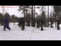 Russia gongkwon yusul training in the winter forest arkhangelsk russia