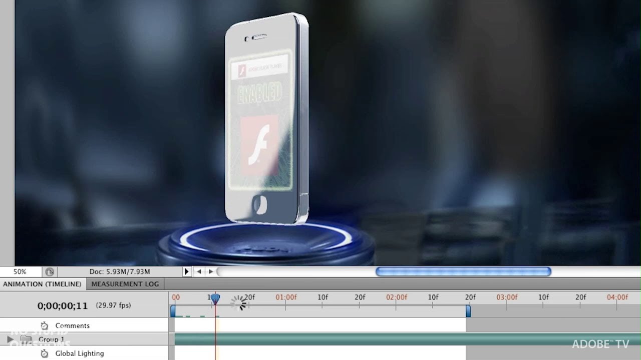 Creating an Animated 3D Texture in Photoshop