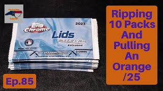 10 Packs 2023 Topps Chrome Lids x Mitchell And Ness Baseball Cards  Ep.85