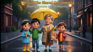 The Girl Who Shared Her Umbrella | A Heartwarming Kids Story About Kindness