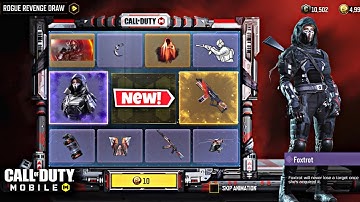 Rogue Revenge Draw Call Of Duty Mobile | Legendary Jak 12 , Foxtrot 🔥| Lucky 3 Spins | #codmobile