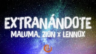 Maluma, Zion & Lennox - Extrañándote (Letras)
