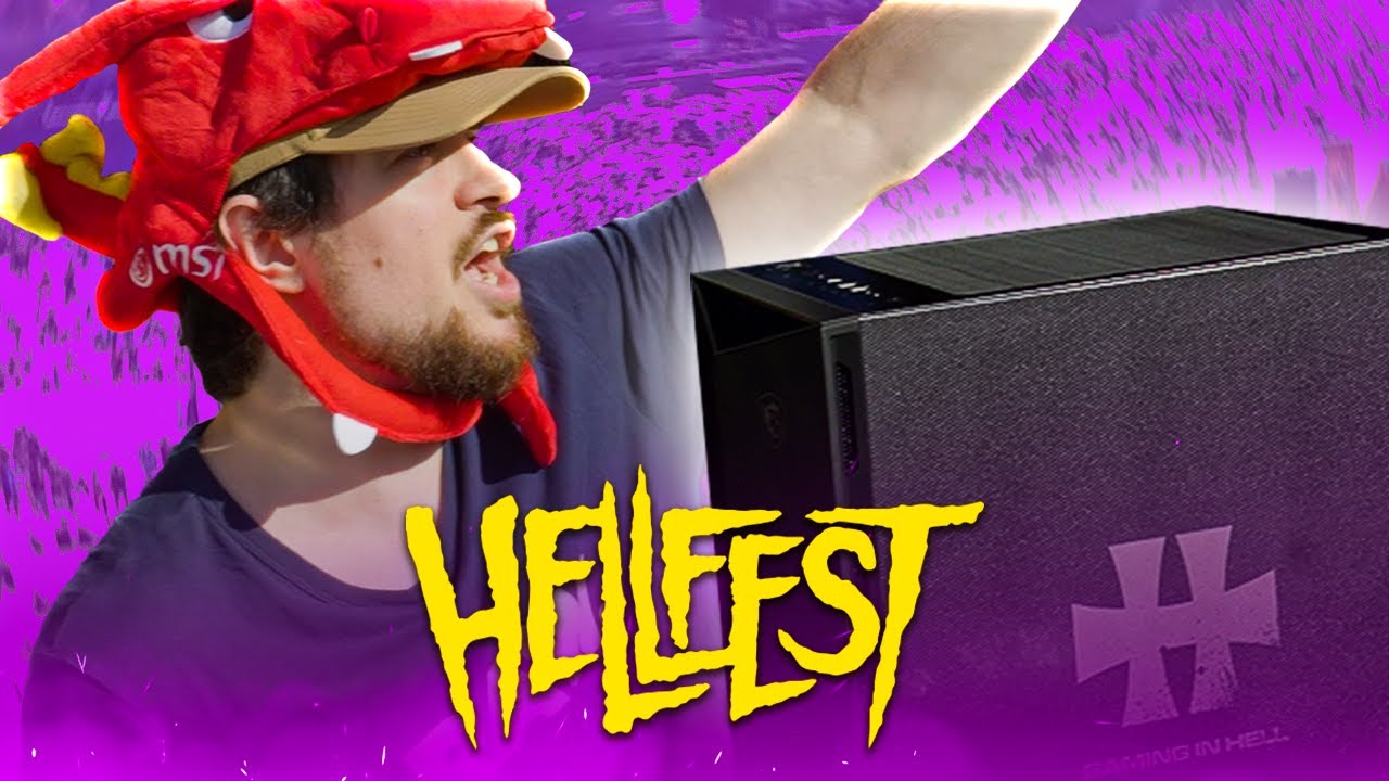 Montage PC Gamer dans un festival metal (Hellfest)