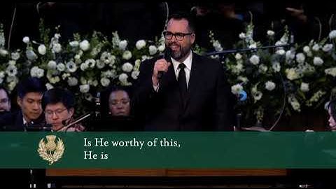 Is He worthy? - John Martin at Memorial Service for John MacArthur ❤️ Gedenkgottesdienst