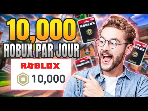 COMMENT Avoir des ROBUX GRATUIT sur ROBLOX 😍 10.000 ROBUX GRATUIT par JOUR!