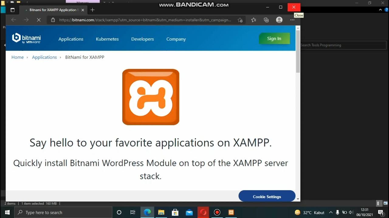 Tutorial cara install XAMPP dan visual studio code - YouTube