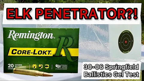 WIN or FAIL?! 30-06 Remington Corelokt 180gr Ammo Test
