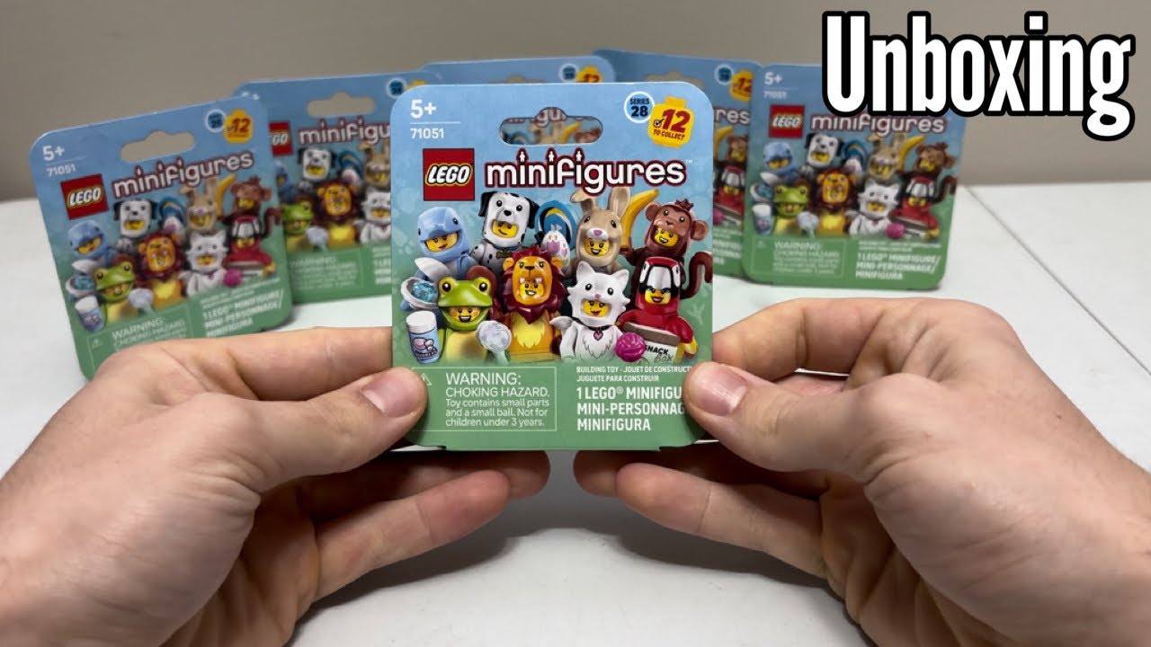 Unboxing 6 more of the Lego series 28 Minifigures