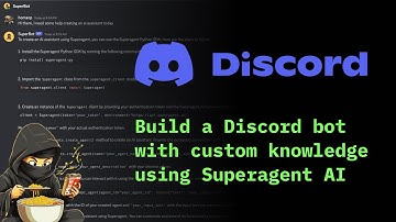 AI powered Discord bot with custom knowledge