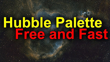 A quick and free way to get to a Hubble Palette - Within 10 minutes