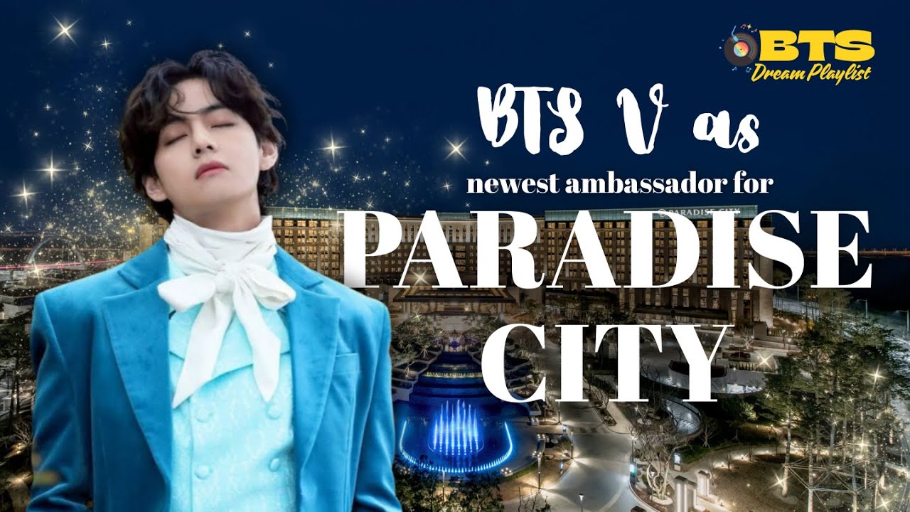 BTS V 김태형 as NEWEST AMBASSADOR for PARADISE CITY | Fan-made Music Video (AI Cover)
