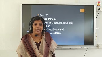 Phy06   Chapter 11   Light, Shadow and Reflections   Video 02   Opaque, Transparent, Translucent