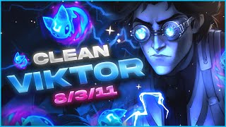 VIKTOR MAIN STOMPS MID PLAYING WITH ROBOT HAND???🤔 | DIAMOND VIKTOR VS MALZAHAR FULL GAMEPLAY! screenshot 1