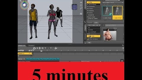 Daz3d the fastest way to make  a hourd of zombies