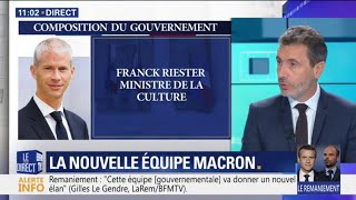 Remaniement: Franck Riester, un homme d'expérience à la Culture