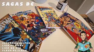 SAGAS DC - LIGA DA JUSTIÇA VOL 12, BATMAN VOL 29, SUPERMAN 1, FLASH 4 E NOVOS TITÃS 2