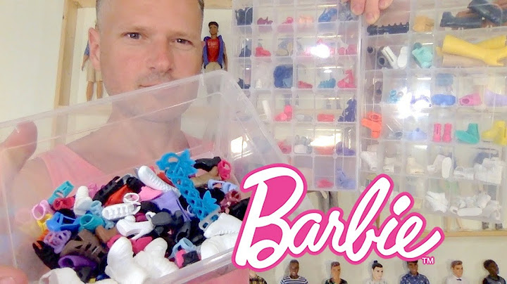 Sorting Epic BARBIE DOLL Shoe Collection