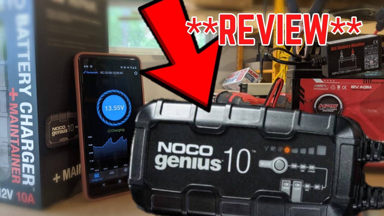 REVIEW** NOCO Genius 10 Battery Charger - AGM & Lithium 