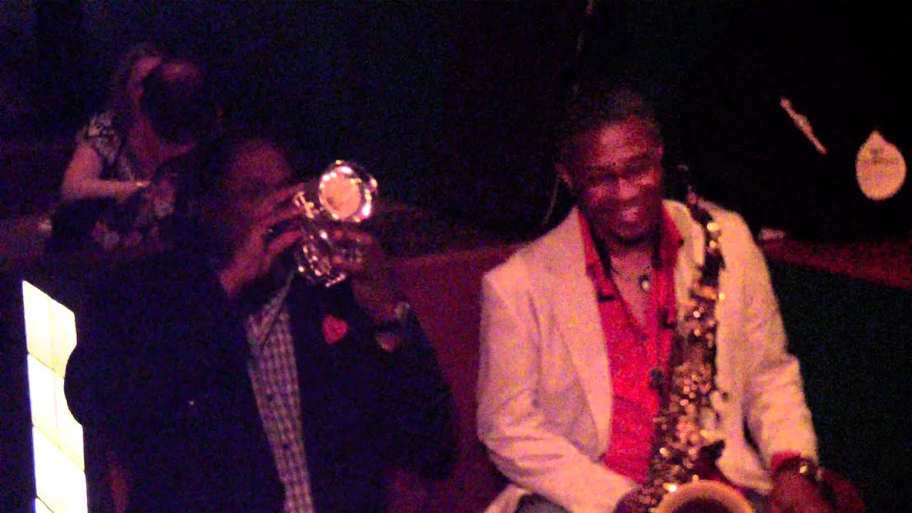 Freddie Jones, trumpet, and Alphonso Sanders, saxophone, The Balcony