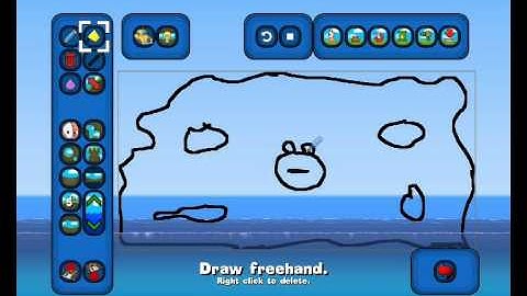 Worms Reloaded creating a Land