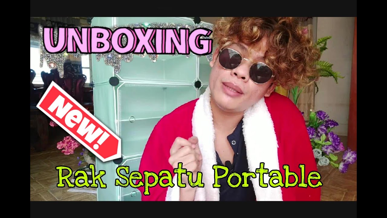 Unboxing New Rak  Sepatu  Portable  YouTube