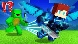 BLUE BEETLE Speedrunner vs Hunter in Minecraft - Maizen JJ and Mikey