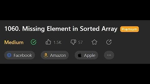 [Leetcode Weekly Jul 5/5] 1060. Missing Element in Sorted Array (Python 中文詳解)