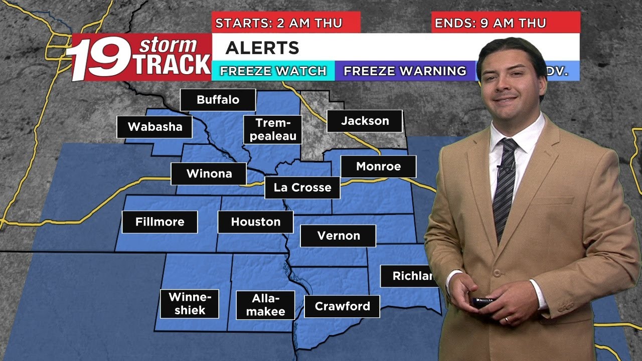A cold Thursday and Friday morning; Warmer weather this weekend - YouTube