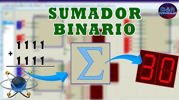 Sumadores binarios (2, 3 y 4 bits) con Compuertas Lógicas y Displays | D&R Tutoriales