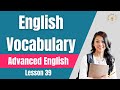 Improve Vocabulary | Advanced English Vocabulary | English Words for Daily Use #39 | English TV ✔