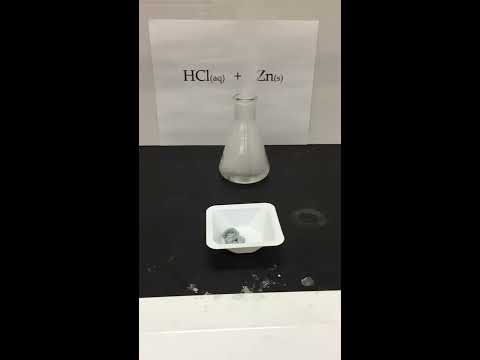 Wideo: Co spowodowało tworzenie się bąbelków po dodaniu kwasu solnego do metalicznego cynku?