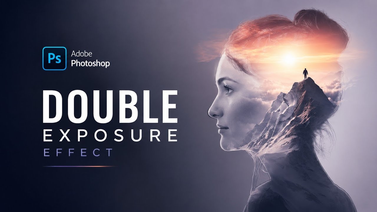 Double Exposure Effect - Photoshop Tutorial 2026 - YouTube