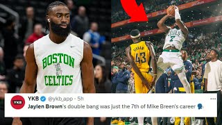 NBA REACT TO JAYLEN BROWN VS INDIANA PACERS | CELTICS VS PACERS REACTIONS